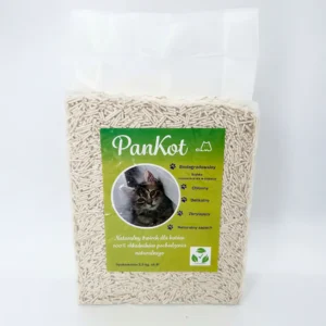 Ekologiczny żwirek dla kota tofu PanKot - zielona herbata 6l/2,5 kg