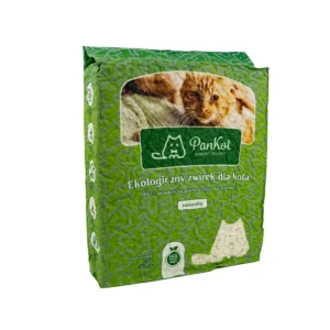 Ekologiczny żwirek dla kota tofu PanKot - naturalny 6l/2,5 kg