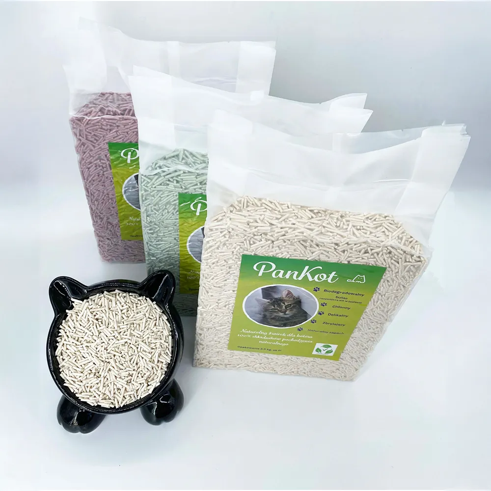 Ekologiczny żwirek dla kota tofu PanKot - lawenda 6l/2,5 kg - obrazek 2